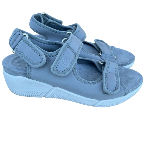 Easy Spirit Wharf Wedge Adjustable Comfort Sandals Size 9 - Picture 3 of 7